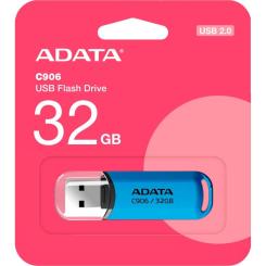 USB флеш накопитель ADATA 32GB C906 Blue USB 2.0 Фото 2