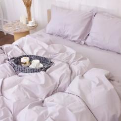 Постельное белье MirSon Poplin Line 054 Light Gray 110x140 Фото 1