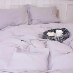 Постельное белье MirSon Poplin Line 054 Light Gray 110x140 Фото 4