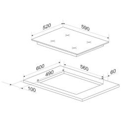 Варочная поверхность Hansa BHGI 63170 Фото 3