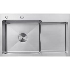 Мойка кухонная Kroner Geburstet-7848LHM Фото 2