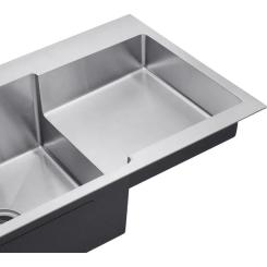 Мойка кухонная Kroner Geburstet-7848LHM Фото 6