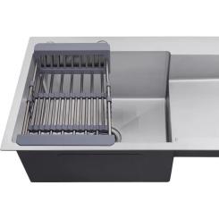 Мойка кухонная Kroner Geburstet-7848LHM Фото 7