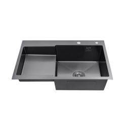 Мойка кухонная Kroner Schwarze-7848RHM Фото 1