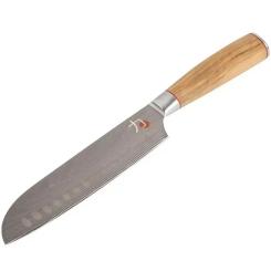Кухонный нож MasterPro Tetsu, сантоку, 17.5 см, бежевий Фото 1