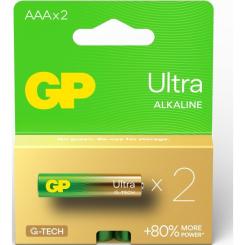 Батарейка Gp AAA LR03 ULTRA Alcaline * 2 Фото 1
