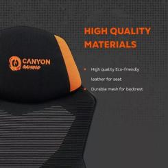 Кресло игровое Canyon Wave MCH02 Mesh Black/Orange Фото 9