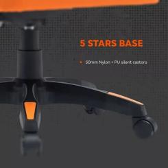 Кресло игровое Canyon Wave MCH02 Mesh Black/Orange Фото 11