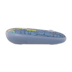 Мышка 2E MF300 PETSCATS Silent Wireless/Bluetooth Blue Фото 3