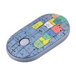 Мышка 2E MF300 PETSCATS Silent Wireless/Bluetooth Blue Фото 4