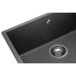 Мойка кухонная GRANADO Under top L grafito Фото 4