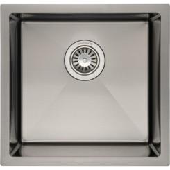 Мойка кухонная GRANADO Under top STEEL S201 black Фото