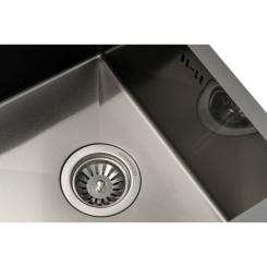 Мойка кухонная GRANADO Under top STEEL S201 black Фото 4