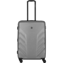 Чемодан Wenger Motion, середня, пластик, 4 колеса, сірий Фото