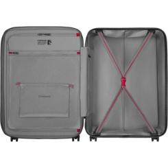 Чемодан Wenger Motion, середня, пластик, 4 колеса, сірий Фото 3