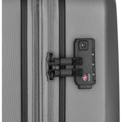 Чемодан Wenger Motion, середня, пластик, 4 колеса, сірий Фото 6