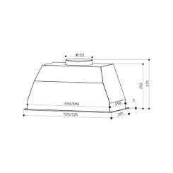 Вытяжка кухонная Faber BI 70 SS 2LS Фото 6
