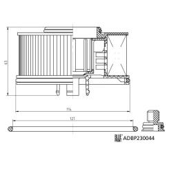 Фильтр топливный Blue Print ADBP230044 Фото 2