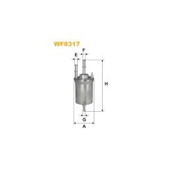 Фильтр топливный Wixfiltron WF8317 Фото