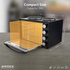 Электропечь Brock TO 3002 B Фото 6