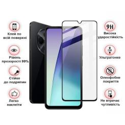 Стекло защитное BeCover Xiaomi Redmi A4 5G Black Фото 1