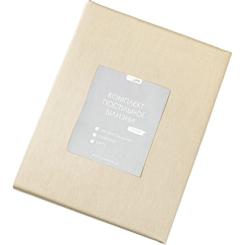 Постельное белье Home Line Сатин Твил (бежевый) евро Фото 2