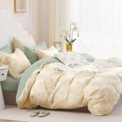 Постельное белье Home Line Степные травы Сатин Твил евро Фото 1