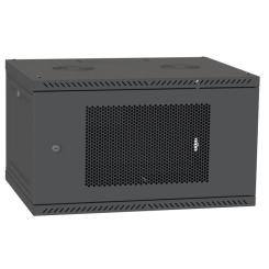 Шкаф настенный Ipcom 4U, 600*350, перфорация, RAL9005 Фото