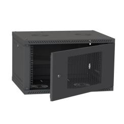 Шкаф настенный Ipcom 4U, 600*350, перфорация, RAL9005 Фото 1