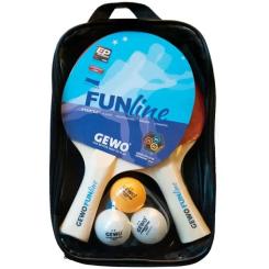 Комплект для настольного тенниса Gewo Double-Fun + сітка Flexx (103360000) Фото 4