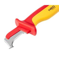 Нож монтажный Neo Tools діелектричний, 1000V, вигнуте лезо, 180мм Фото 2