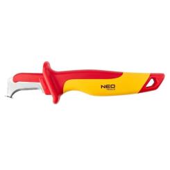Нож монтажный Neo Tools діелектричний, 1000V, вигнуте лезо, 180мм Фото 6