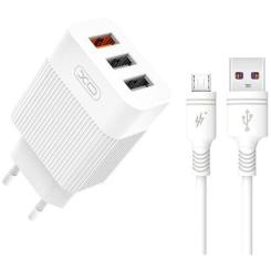 Зарядное устройство XO L72 QC3.0 3USB +micro Фото