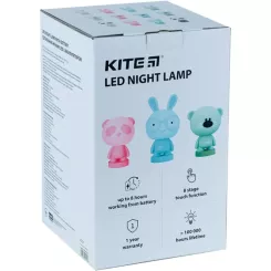 Ночник Kite Светильник LED с аккумулятором Bunny, голубой Фото 2