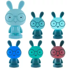 Ночник Kite Светильник LED с аккумулятором Bunny, голубой Фото 3