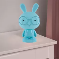 Ночник Kite Светильник LED с аккумулятором Bunny, голубой Фото 4