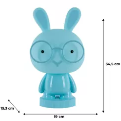 Ночник Kite Светильник LED с аккумулятором Bunny, голубой Фото 5