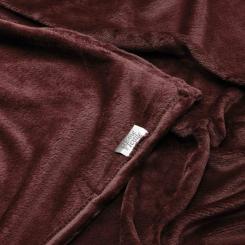 Плед Ardesto Flannel 160х200см, 100% полиэстер, бургунди Фото 2