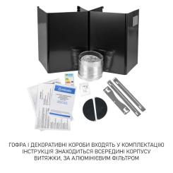 Вытяжка кухонная Minola MTG 6242 BL LED Фото 10