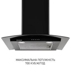 Вытяжка кухонная Minola MTG 6242 BL LED Фото 1