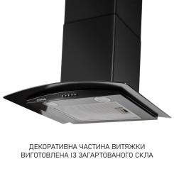 Вытяжка кухонная Minola MTG 6242 BL LED Фото 4