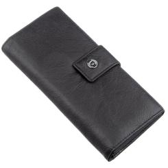 Кошелек Boston С монетницей на молнии Черный Фото