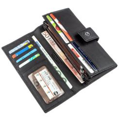 Кошелек Boston С монетницей на молнии Черный Фото 4