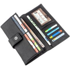 Кошелек Boston С монетницей на молнии Черный Фото 5