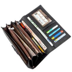 Кошелек Boston С монетницей на молнии Черный Фото 6