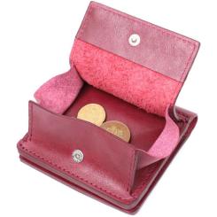 Кошелек Grande Pelle Из натуральной кожи Бордовый Фото 6