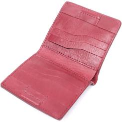 Кошелек Grande Pelle Из натуральной кожи Бордовый Фото 7