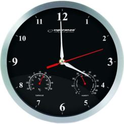 Настенные часы Esperanza Wall Clock Washington 30 см Black Фото