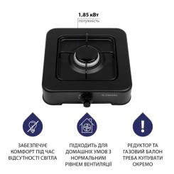 Настольная плита Minola TGH 100 BL Фото 3