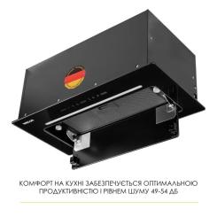 Вытяжка кухонная Weilor LUMINA WBG 68 BLACK Фото 6